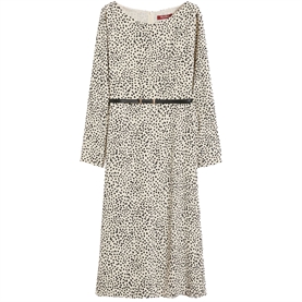 Max Mara Studio MSTPIROGHE Kjole, Black Dot